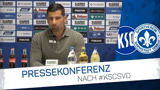 Darmstadt 98 | Pressekonferenz nach KSC-SVD