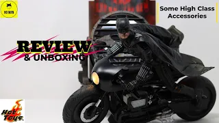 Hot Toys Batcycle & Bat Signal Review & Unboxing | 1/6 | The Batman 2022