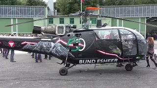 Austrian Air Force Aérospatiale SA 316B Alouette III static display | 50 years Alouette Airfest LOXA