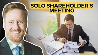 How a Single Business Owner Holds a Shareholder's Meeting