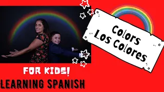 Colors in Spanish for kids, Learn Spanish for kids "S1e3 Colors" (English to Spanish)