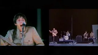 The Beatles I'm Down live at Shea Stadium multicam test