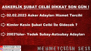 Askerlik Şubat Celbi 02.02.2023 SON GÜN | Mehmetçiğin Sesi