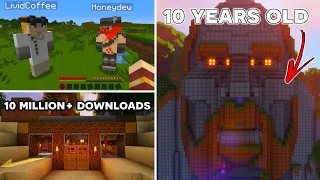 Minecraft's Most POPULAR Texture Packs of ALL TIME...