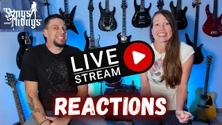 Sunday evening LIVE music Reactions with Songs and Thongs!