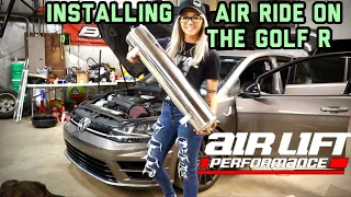 Installing Airlift suspension on my MK7 Golf R - Episode 2