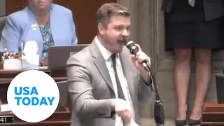 Gay lawmaker spars with Republican over anti-trans bill | USA TODAY