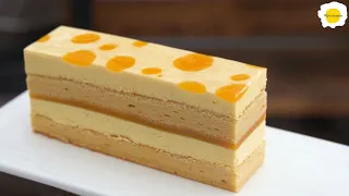 Mango Chiffon Mousse Cake