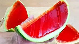 How to make Whole Watermelon Jelly at Home - Food Bucket