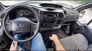 2003 Ford Transit [2.0 TD 80HP] | POV Test Drive #1333 Joe Black