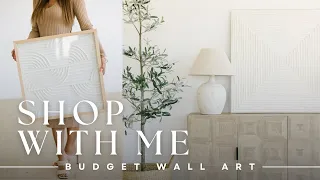 BEST BUDGET WALL ART FOR YOUR HOME!! How to pick wall art! Shop with me...