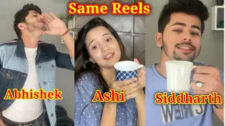 Ashi Singh Kashish Singh & Siddharth Nigam Abhishek Nigam Same Duet Reels|Surabhi Samridhi Reels