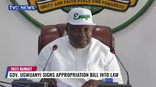 Gov. Ugwuanyi Signs Appropriation Bill Into Law