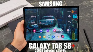 Samsung Galaxy Tab S8 Plus : Unbox & Set-Up