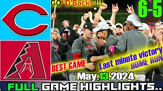 Cincinnati Reds vs Arizona Diamondbacks (05/13/24) FULL GAME HIGHLIGHTS | MLB Season 2024