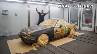 Painting the MX5 in ONE DAY!