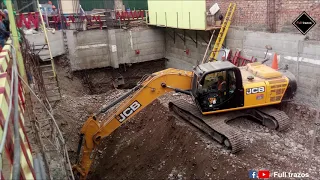 Proceso de construccion de un edificio de 14 pisos.