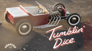 Tumblin' Dice! Aaron's bad ass trad style Ford T Hot Rod.