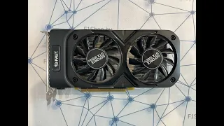 Видеокарта Palit GeForce GTX 1050 Ti Dual OC 4GB GDDR5 (NE5105TS18G1-1071D) БУ