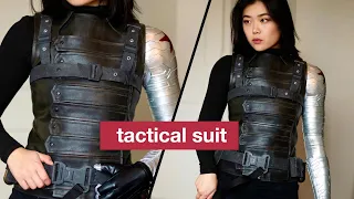 Winter Soldier Cosplay Tutorial Part 2 - Jacket, Harness, and Belt - with Free Patterns and STLs