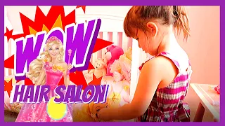 Milana Hair Salon| Pretend Play Styling Beauty| Fun Kids Play| Cute Hair Style  Toys