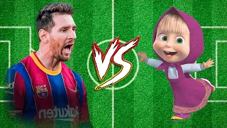 Messi vs Cristiano Masha🔥😂