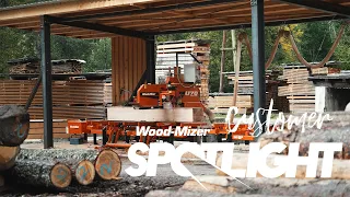 Mit der LT70 im Vollerwerbs-Lohnschnitt in Österreich | Wood-Mizer Europe