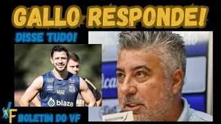 GALLO RESPONDE SOBRE A SITUAÇÃO DE MIGUELITO NO SANTOS / GIULIANO FALA SOBRE SEU BOM MOMENTO NO TIME