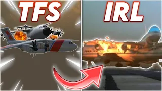 RE CREATING REAL LIFE CRASHES IN TFS!!?!?! 😳 | Turboprop Flight Simulator