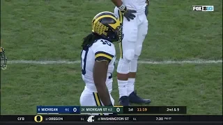 Devin Bush (Michigan LB #10) Vs. Michigan State 2018