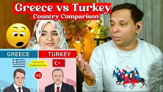 Pakistani Reaction 🇹🇷 Greece vs Turkey - Country Comparison
