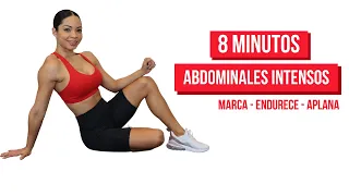 Ejercicios para marcar el abdomen rapidamente | RUTINA INTENSA 8 MIN