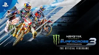 Monster Energy Supercross - The Official Videogame 3 - Announcement Trailer | PS4