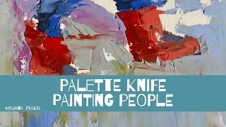 Easy Palette Knife Figure Painting