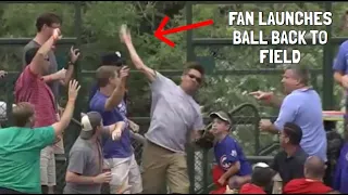 MLB Fans Throwing Home Run Balls Back on the Field Compilation