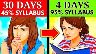 FASTEST WAY TO COVER THE SYLLABUS |5 STUDY STRATEGIES | HOW TO STUDY IN EXAM TIME| MOTIVATION #study