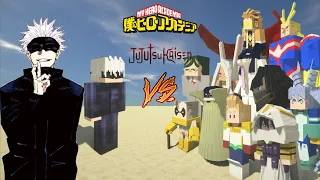 Gojo VS Hero Academia MVS GAMER Minecraft Battle