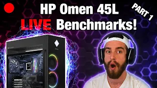 HP Omen 45L LIVE Benchmarks - i9 12900K and 3090 (Part 1)