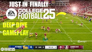 Finally!!!! in NCAA college football 25 in game footage DEEP DIVE #ncaafootball
