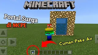 Tutorial cara membuat portal surga/Aether Portal di Minecraft PE | Tutorial MCPE | 100% Berhasil