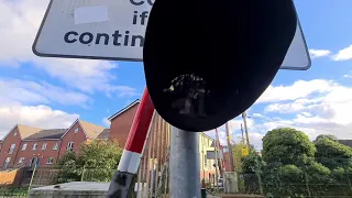 Dunmurry Meeting House Lane Level Crossing (Belfast) Monday October 11.10.2021