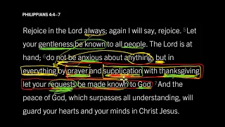 Battling Anxiety with Thankful Prayer: Philippians 4:4–7, Part 5