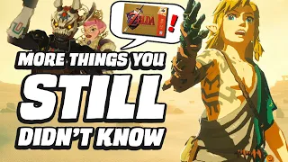 27 MORE Things You STILL Didn't Know In Zelda Tears Of The Kingdom