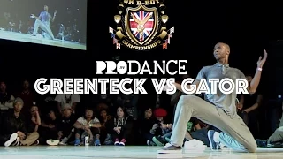 GREENTECK vs GATOR | UK B-Boy Championships 2014 - Popping Final