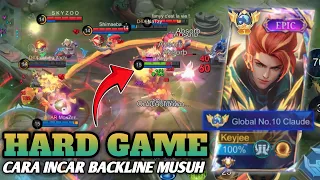 USER CLAUDE WAJIB FAHAM !! CARA MASUK BACKLINE MUSUH YANG BENAR KETIKA POSISI WAR !! - MLBB