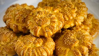 Turkish poğaça 🥯 ناشتا با پنیر برای صبحانه