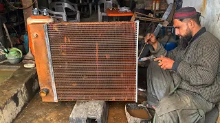 How does a professional clean a Truck Radiator || Flushing a Truck Radiator!