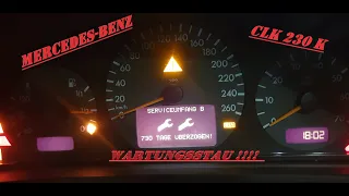 Wartungsstau !!! Beim Mercedes Benz CLK 230 Kompressor