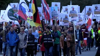 Großdemo gegen Politik: 10.000 ziehen durch Gera und protestieren am Tag der Einheit