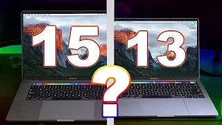 Newest MacBook Pro models 15-inch vs 13-inch video comparison